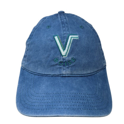 V Boise Slidebak Hat Blue One Size Adjustable Embroidered Denim 6 Panel Otto