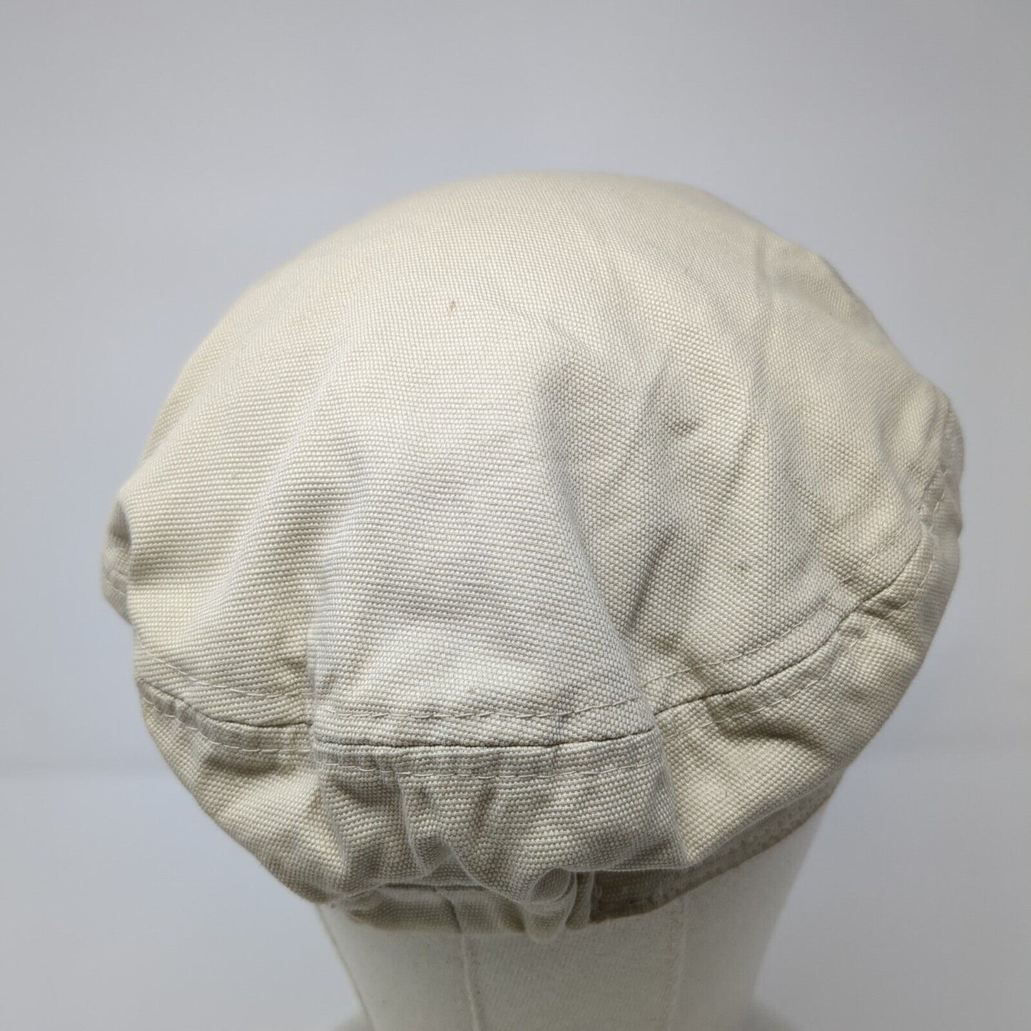Unbranded Fitted Newsboy Cap Hat Tan One Size Solid Blank Outdoor
