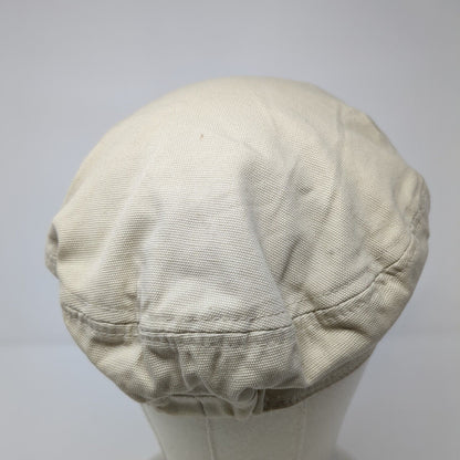 Unbranded Fitted Newsboy Cap Hat Tan One Size Solid Blank Outdoor