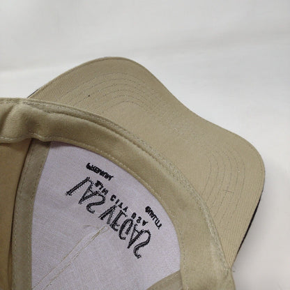 Las Vegas Sin City USA The Strip Strapback Hat Tan OSFA Adjustable 6 Panel