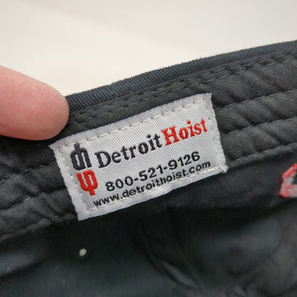 Detroit Hoist Baseball Cap Black One Size Slideback Detroit Michigan Cranes Hat
