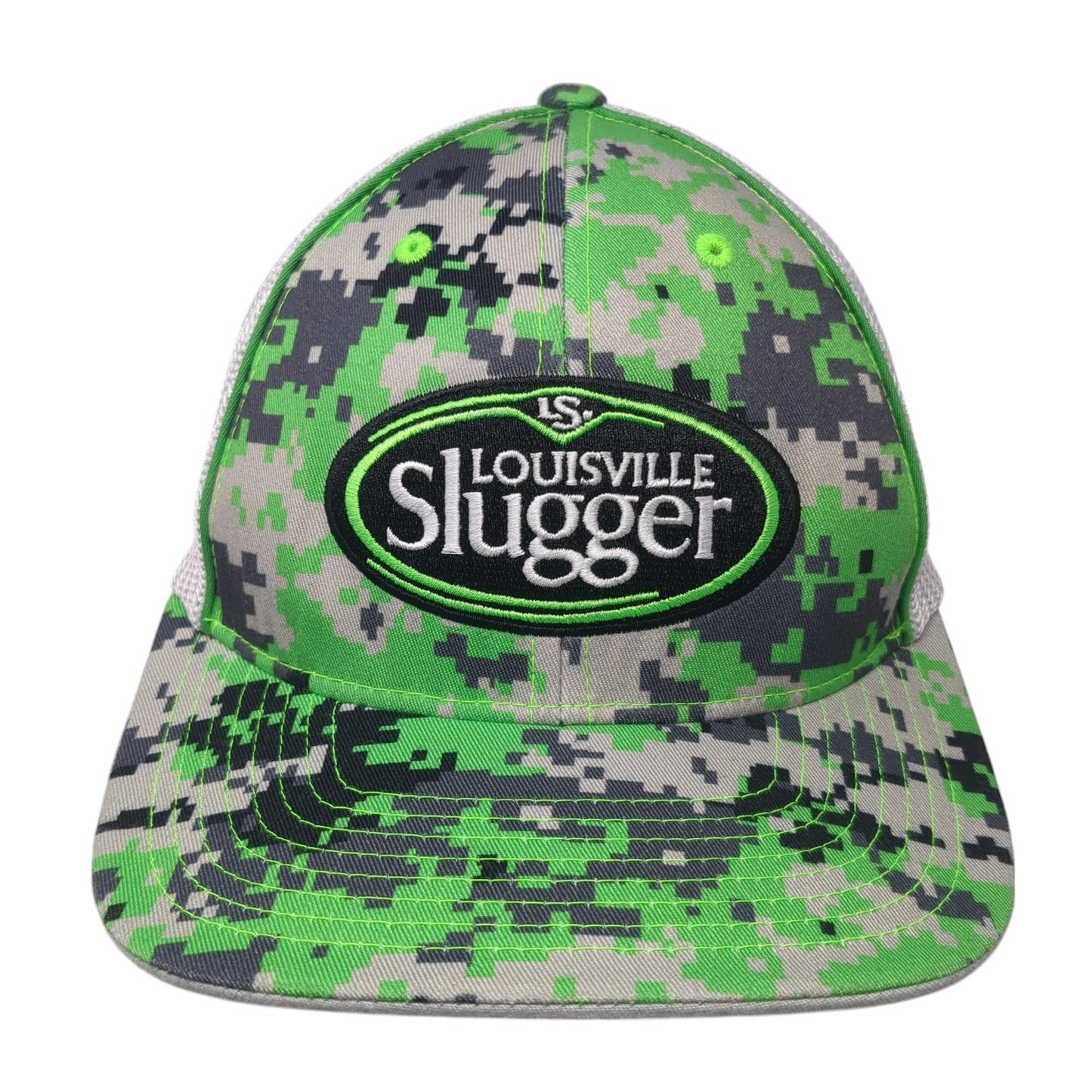 Louisville Slugger Fitted Trucker Hat Multi Medium Mesh Back Pacific Headwear