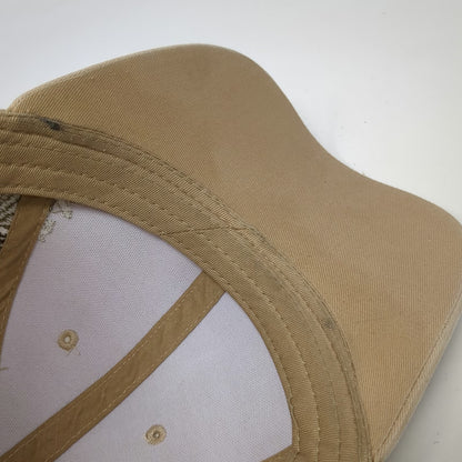 Dri Duck Baseball Cap Beige One Size Elk Wildlife Side Wrap Embroidery Hat
