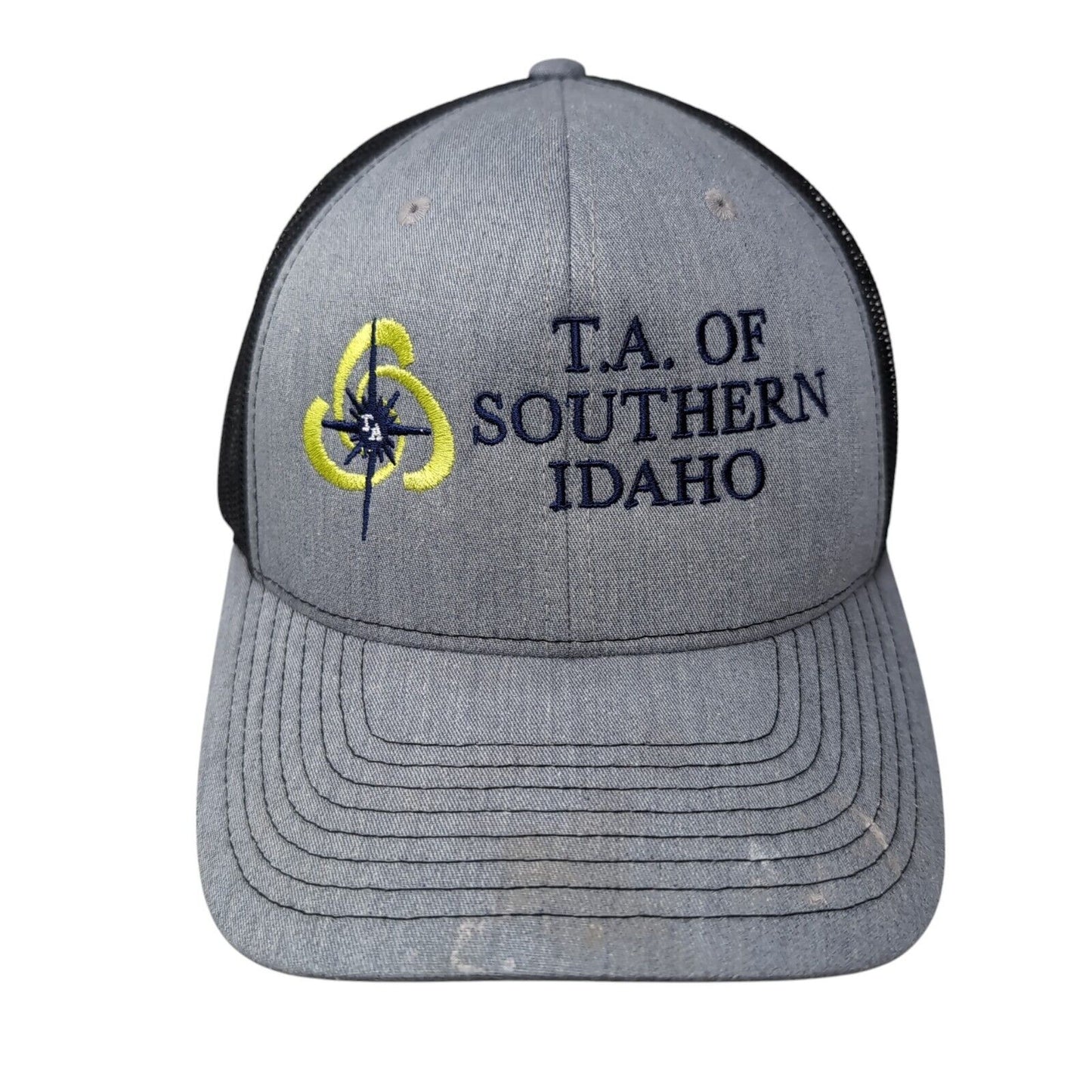T.A. of Southern Idaho Snapback Trucker Hat Gray One Size Adjustable Richardson