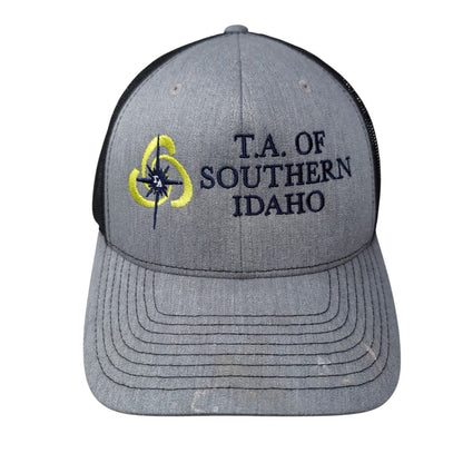 T.A. of Southern Idaho Snapback Trucker Hat Gray One Size Adjustable Richardson