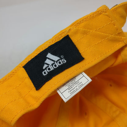 Oklahoma City Thunder NBA Adidas Yellow Baseball Cap One Size Slideback Logo Hat
