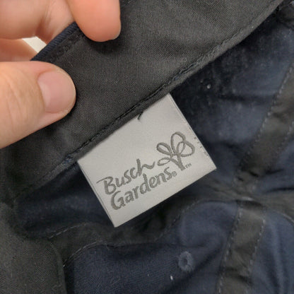 Busch Gardens Slideback Hat Blue One Size Embroidered Adjustable 6 Panel
