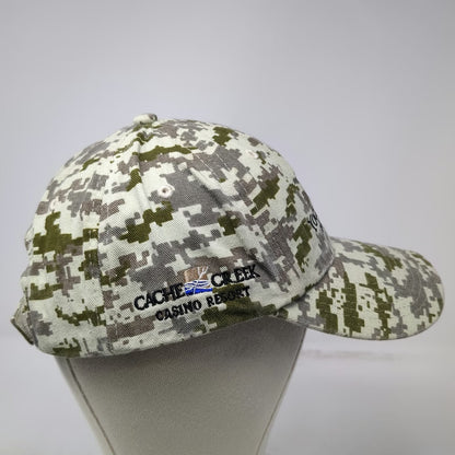 Imperial Baseball Cap Beige OS Yocha Dehe Golf Club Camo Hat Cache Creek Casino