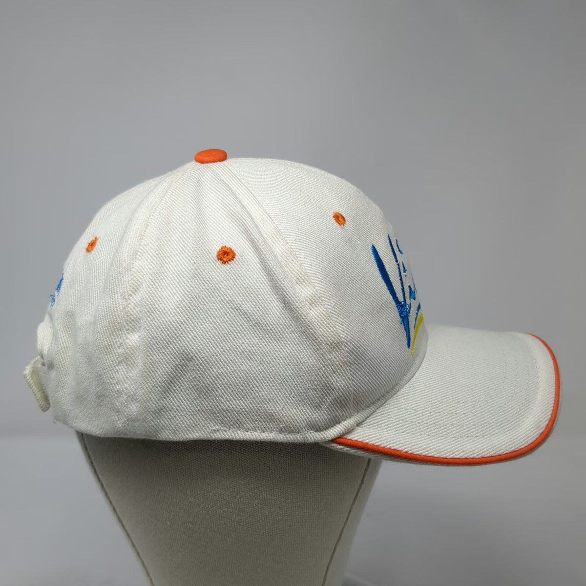 Baseball Cap White One Size Wyndham Resorts Club Viva Logo Adjustable Hat