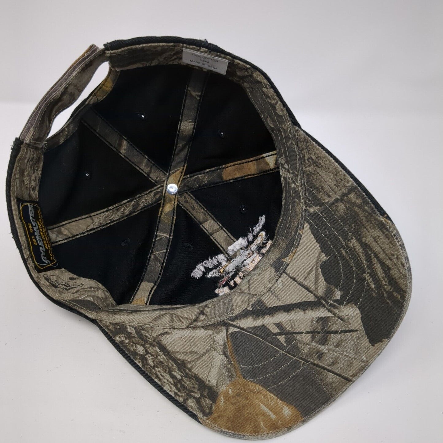 Gem State Chapter NWTF Strapback Hat Black One Size Adjustable 6 Panel