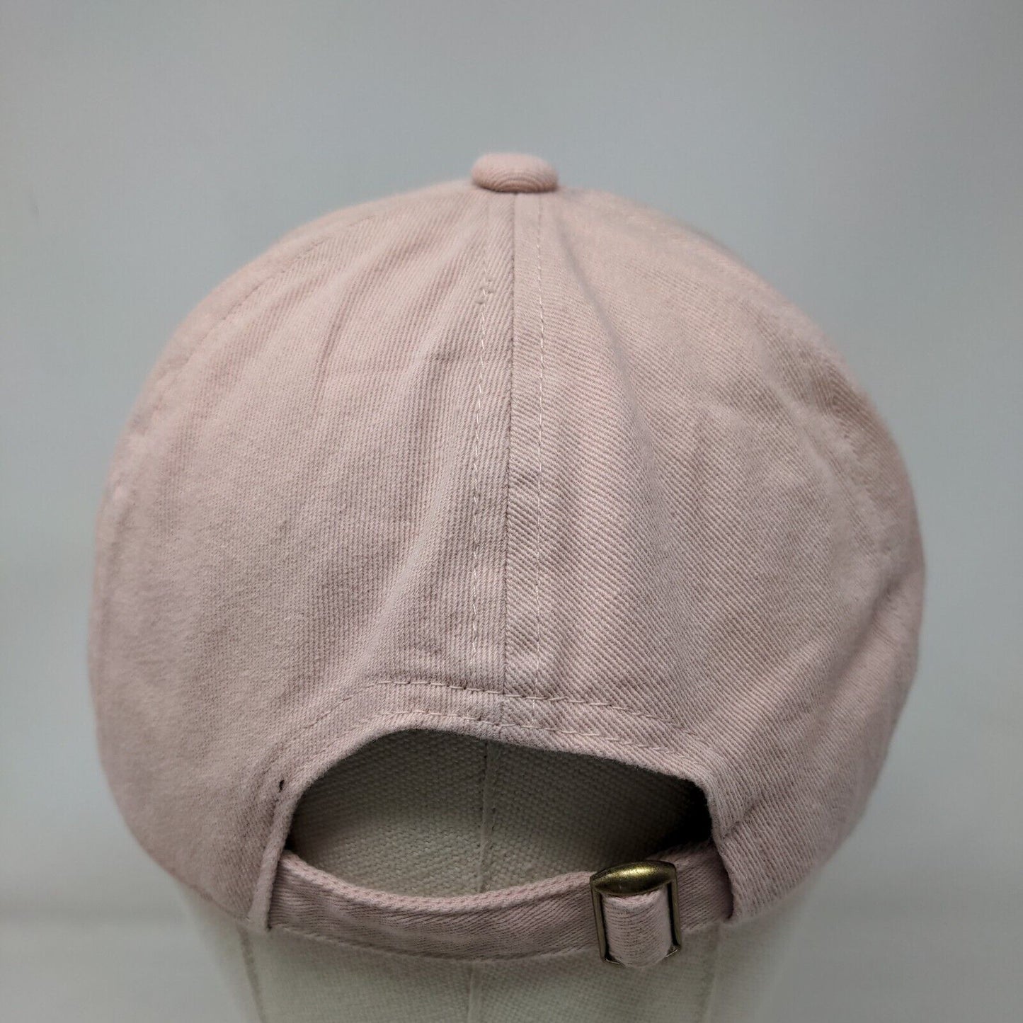 Elephant Slideback Hat Pink OSFM Embroidered 6 Panel David And Young