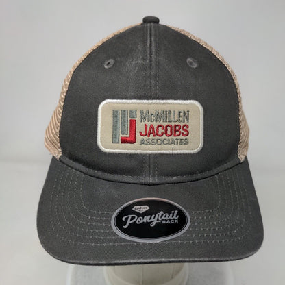 McMillen Jacobs Associates Strapback Trucker Hat Multi One Size Ponytail