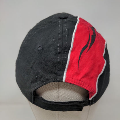 Snap-on Strapback Hat Black OS Adjustable Embroidered Wild Impact Marketing
