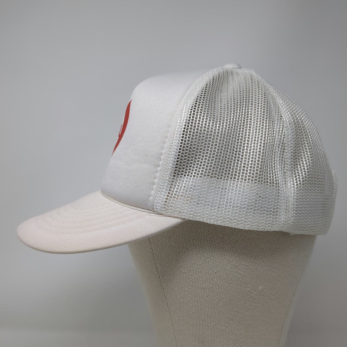 That Hat Trucker Hat White One Size Real Skateboards Logo Mesh Snapback