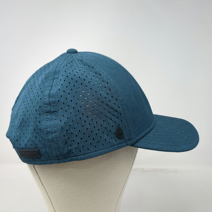 Melin A-Game Hydro Trucker Hat Blue One Size Perforated Performance Snapback