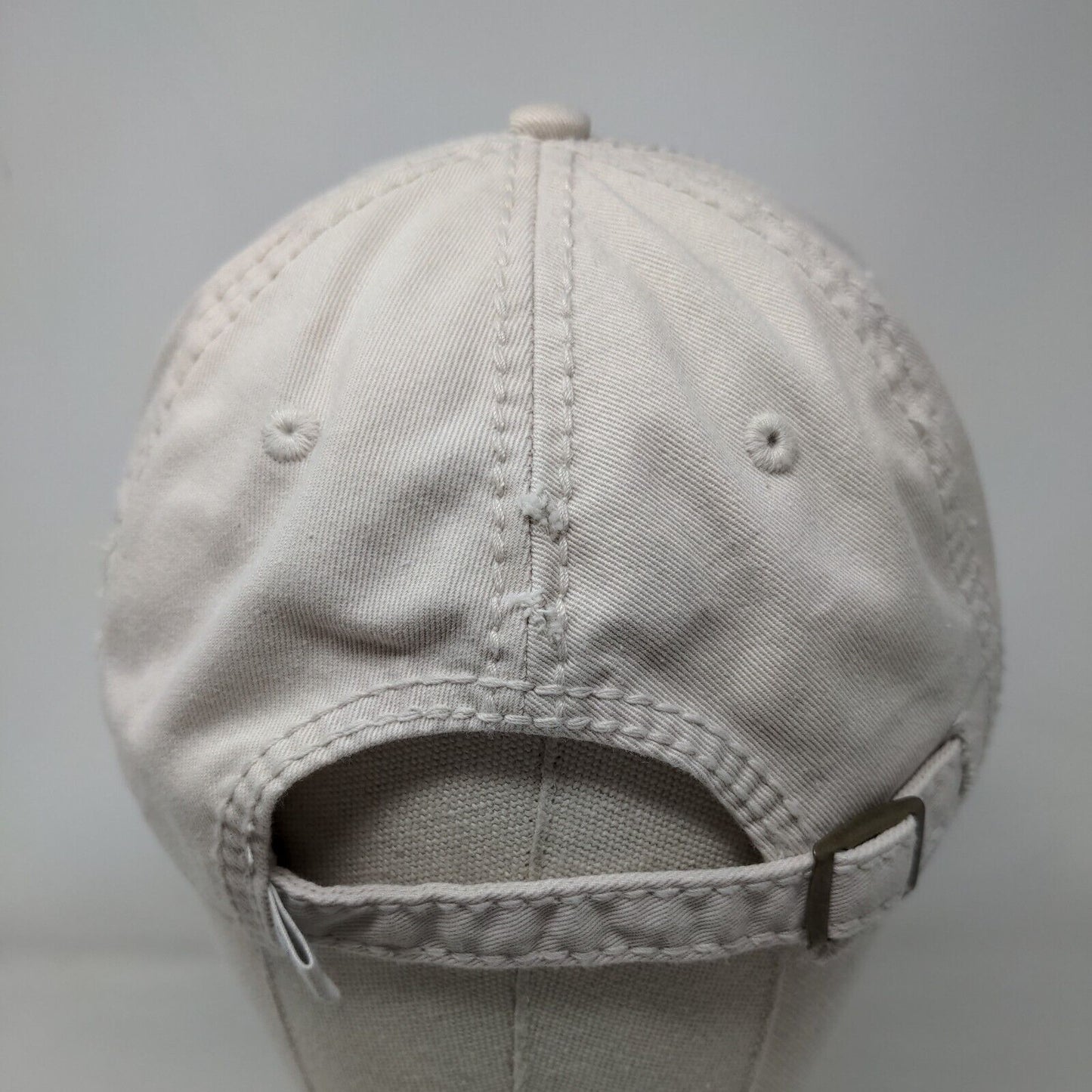 Life Is Good Flip Flop Slideback Hat Tan One Size Embroidered Adjustable