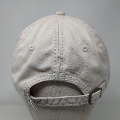 Life Is Good Flip Flop Slideback Hat Tan One Size Embroidered Adjustable