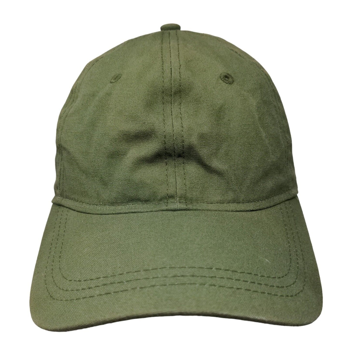 Universal Thread Slideback Hat Green One Size Adjustable 6 Panel Blank
