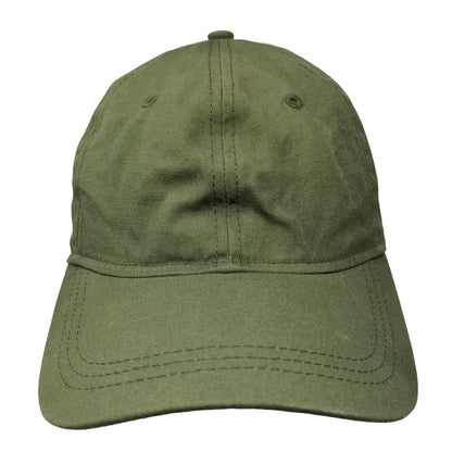 Universal Thread Slideback Hat Green One Size Adjustable 6 Panel Blank