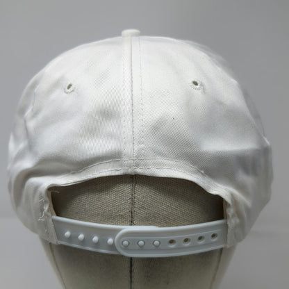 Four Seasons Trucker White One Size Hat Shrine Football NH VT Rope Snapback