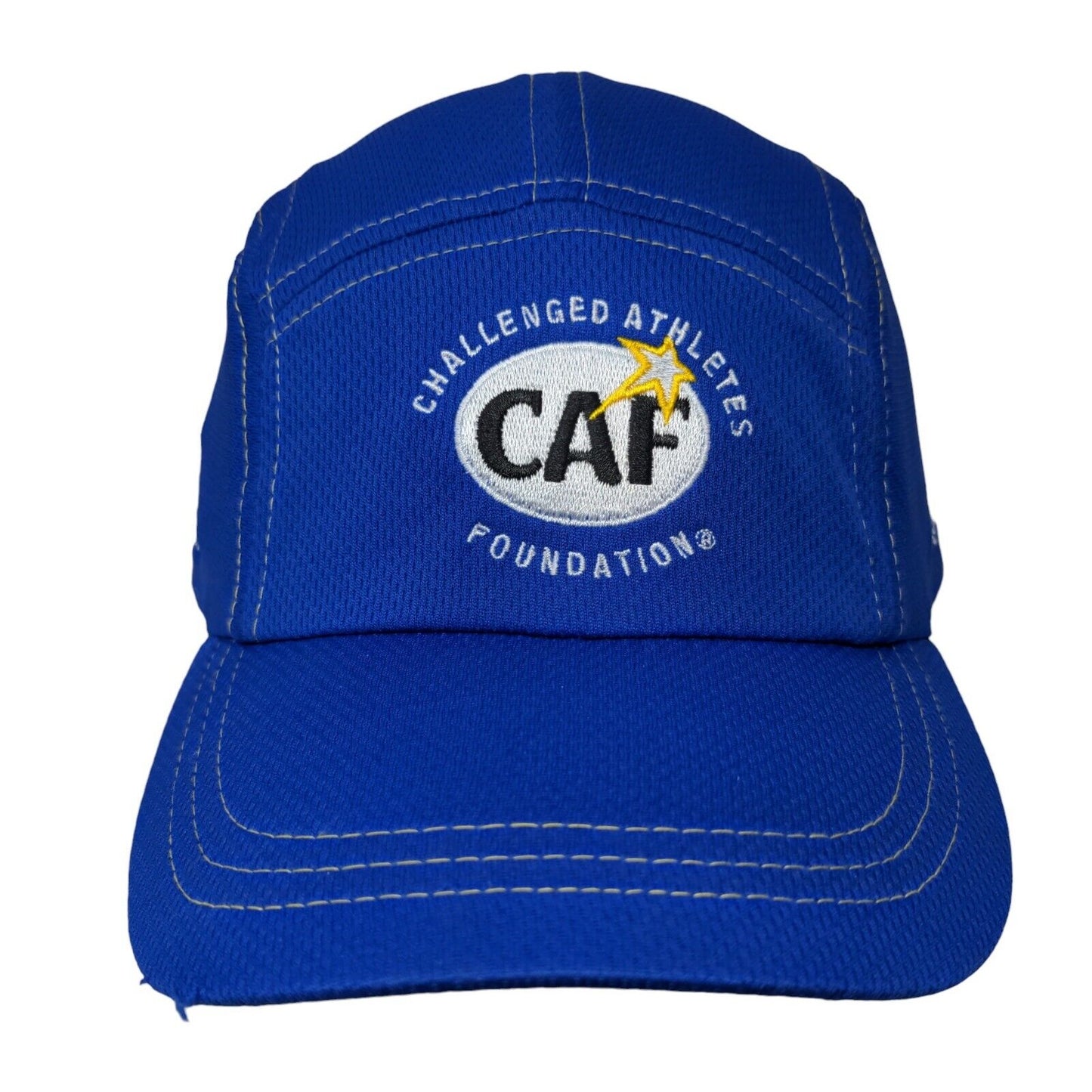 Headsweats Clip Back Hat Blue Embroidered Challenged Athletes Foundation Logo