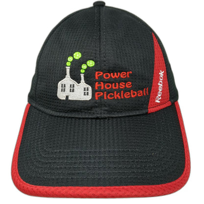 Reebok Baseball Cap Black One Size Power House Pickleball Mesh Performance Hat