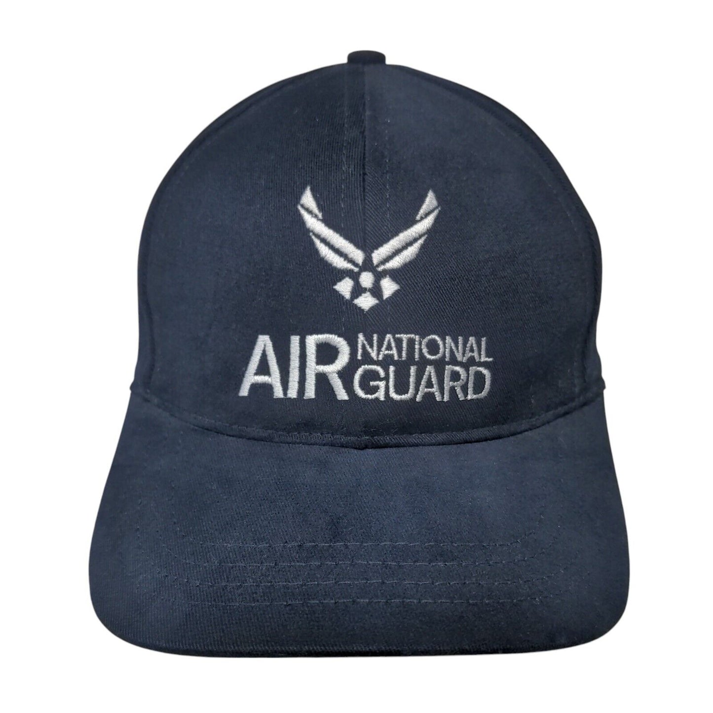 Air National Guard GoANG.com Fitted Hat Blue One Size Embroidered 6 Panel