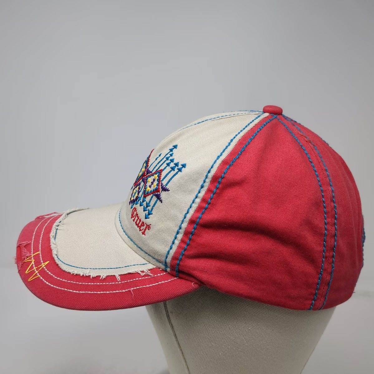 Cruel Baseball Cap Red One Size Southwestern 2013 National Finals Contestant Hat