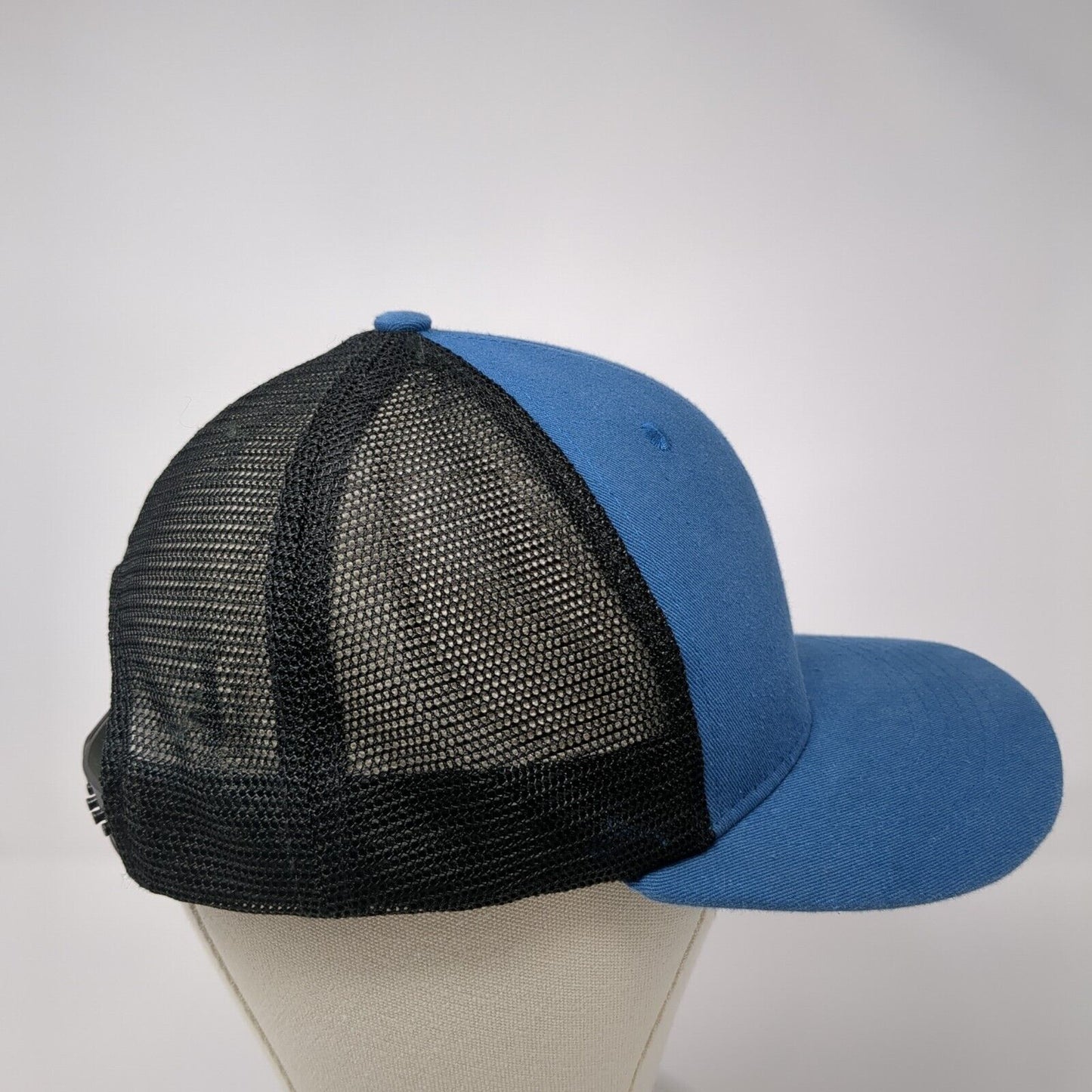 Idaho Snapback Trucker Hat Blue OS Adjustable Mesh Back Arcadian Outfitters