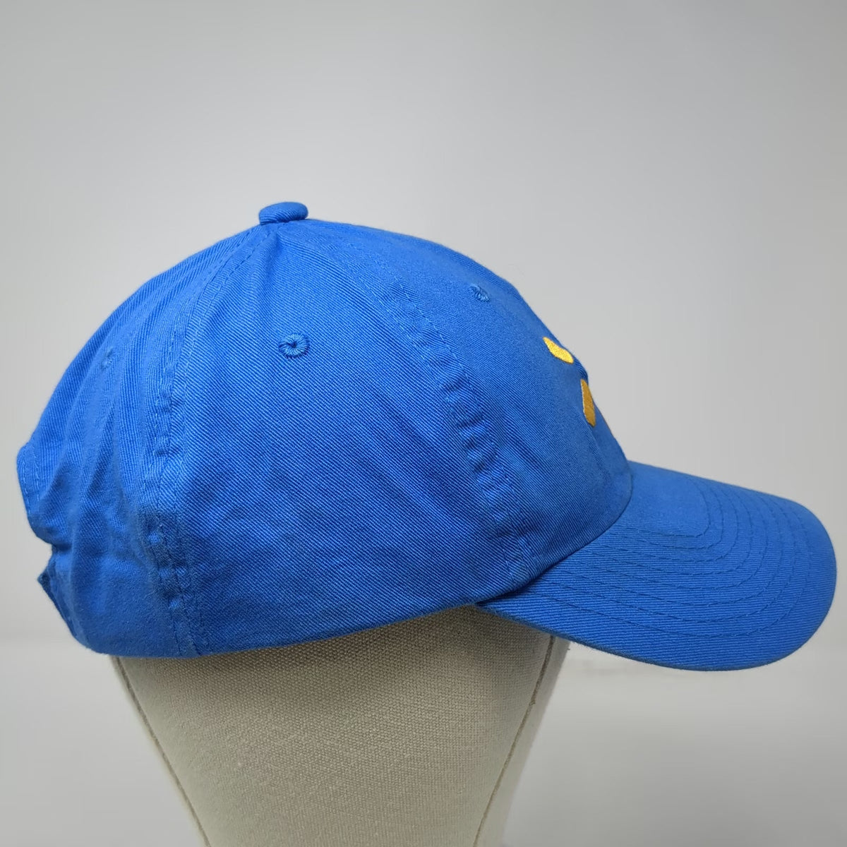 Walmart Spark Logo Yellow Embroidered Blue One Size Strapback Baseball Cap Hat