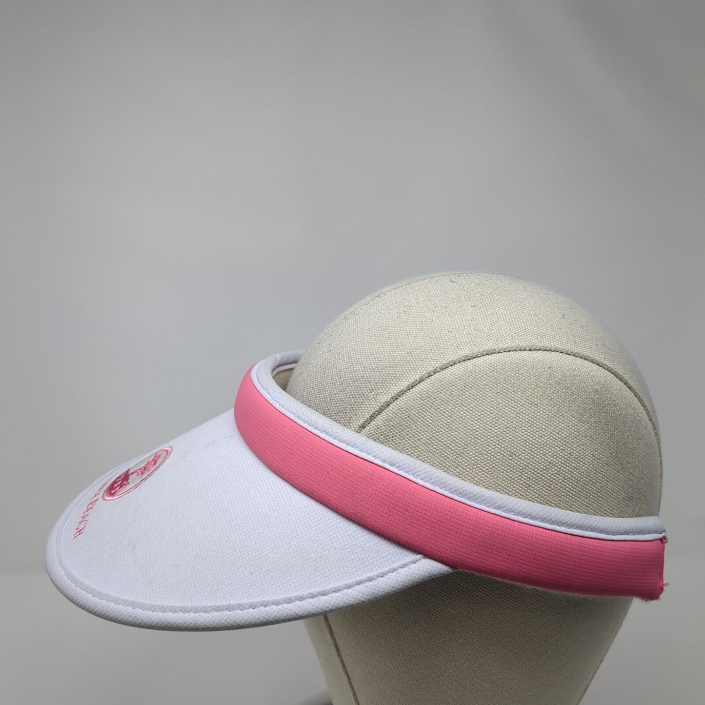 Pebble Beach 1919 Clip On Sun Visor Hat White One Size Kate Lord Ahead