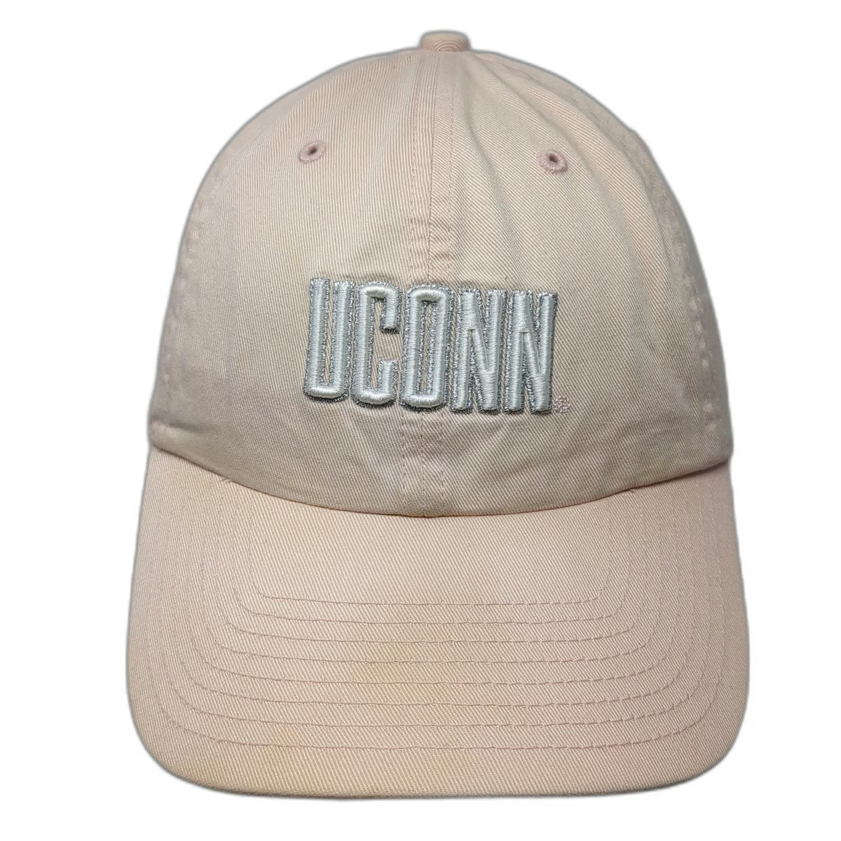 UConn Huskies NCAA Twins Enterprise Pink One Size Cap Embroidered Logo Slideback