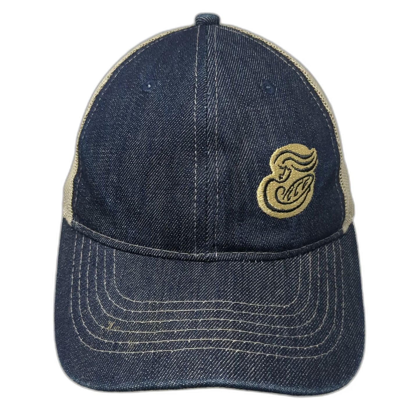 Union Resource Marketing Blue Baseball Cap One Size Denim Mesh Strapback Hat
