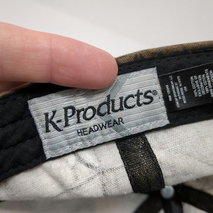 K-Products Baseball Cap Brown One Size New Holland Camo Embroidered Logo Hat