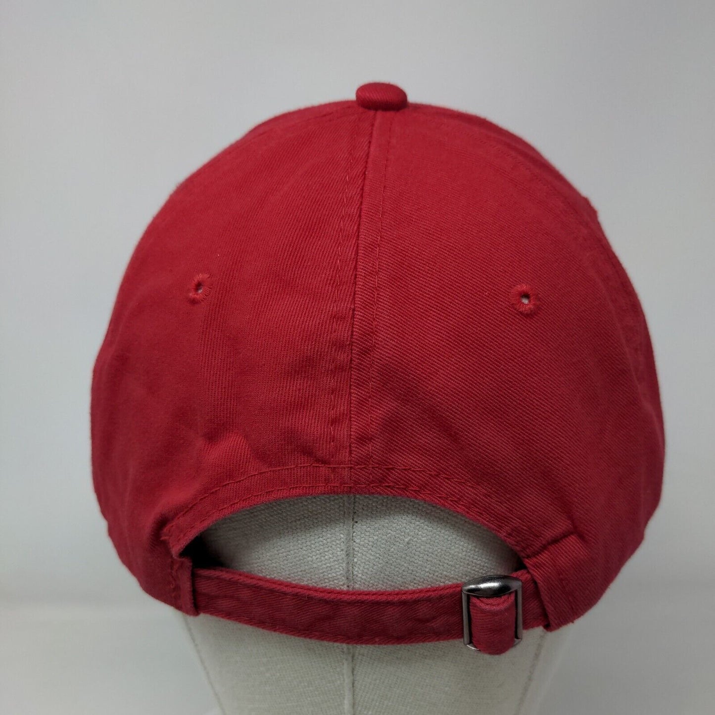Jacksons Slideback Hat Red One Size Embroidered 6 Panel Fahrenheit