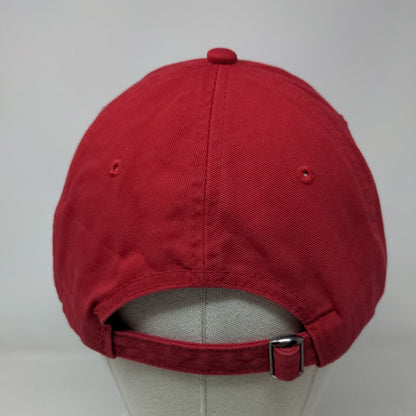 Jacksons Slideback Hat Red One Size Embroidered 6 Panel Fahrenheit