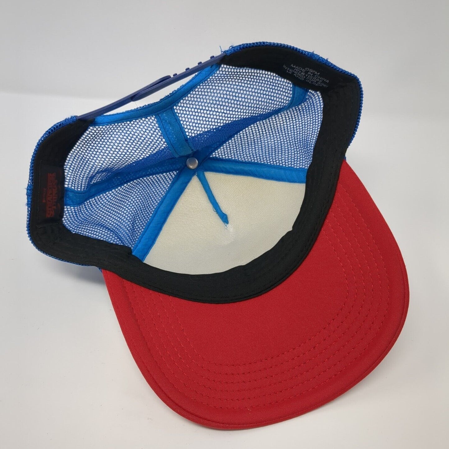 Stranger Things Snapback Trucker Hat Multicolor OS Adjustable Mesh Back Netflix