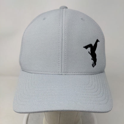 Yupoong Strapback Hat Gray One Size Embroidered 110|One Ten Flex Fit Tech