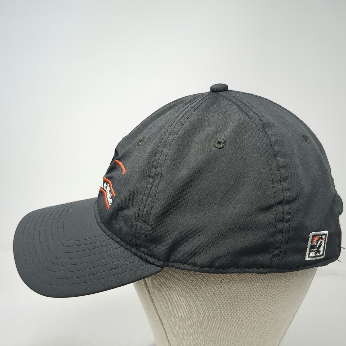 The Game Baseball Cap Gray One Size Universal Athletic Slideback Strap Hat