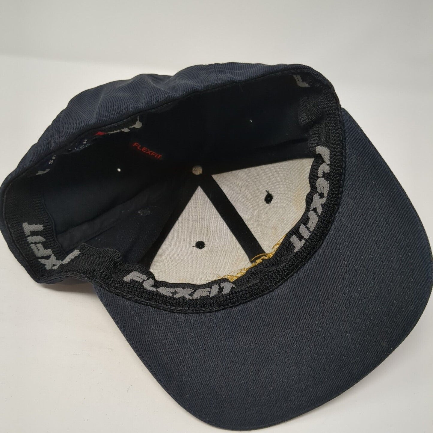 Kenrick's Fitted Hat Black L/XL Embroidered Flexfit Stretch Sport-Tek