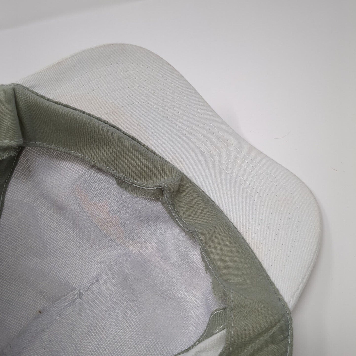 208EN LLC Est. 2021 Slideback Hat White OSFA Adjustable Solid Outdoor