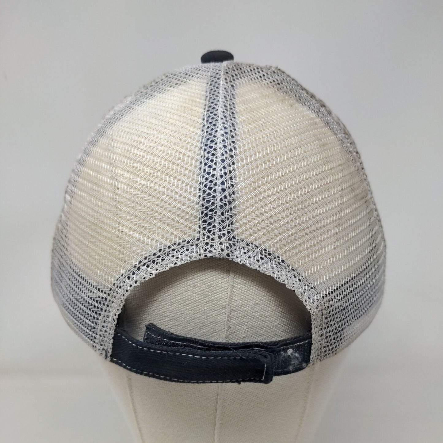 JFH Jonesfish.com Strapback Mesh Back Trucker Hat Blue One Size