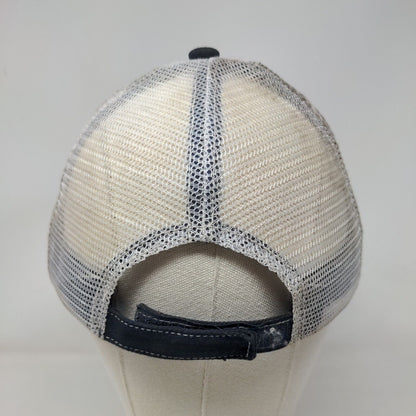 JFH Jonesfish.com Strapback Mesh Back Trucker Hat Blue One Size