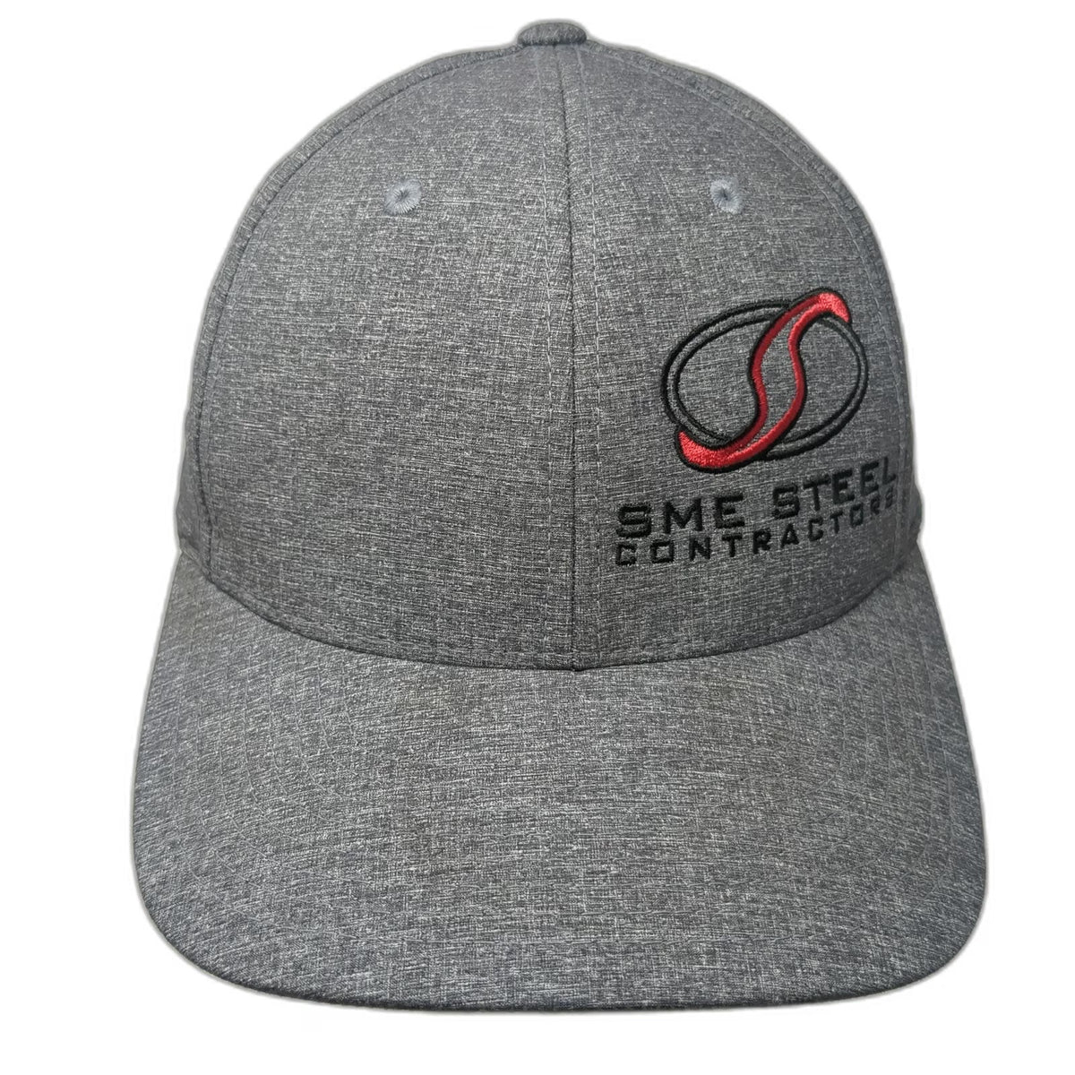 Port Authority Snapback Gray One Size Hat SME Steel SLC Airport Project Logo