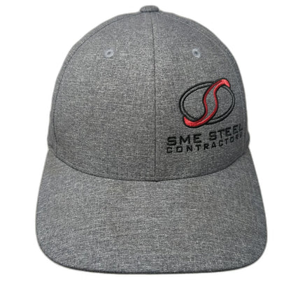 Port Authority Snapback Gray One Size Hat SME Steel SLC Airport Project Logo