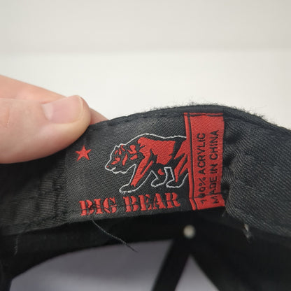 Queen Snapback Hat Black One Size Adjustable Embroidered Big Bear