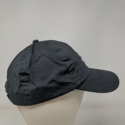 Yes You Can Strapback Hat Black One Size Adjustable Embroidered 6 Panel