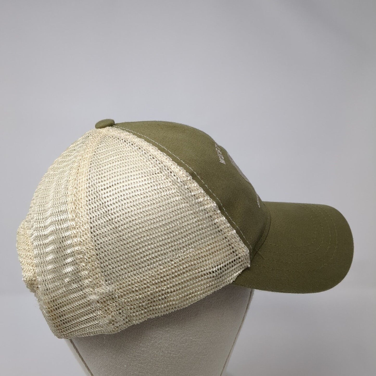 Westcott Bay Shellfish Co. Snapback Trucker Hat Green One Size Mesh Back