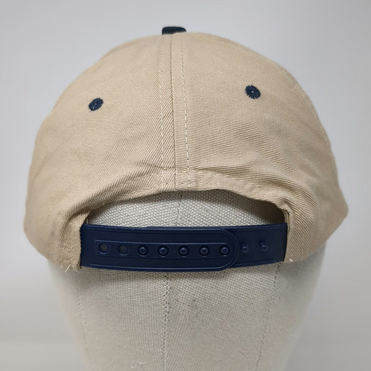 Tongass Trading Company Snapback Beige Blue One Size Bear Alaska Two-Tone Hat