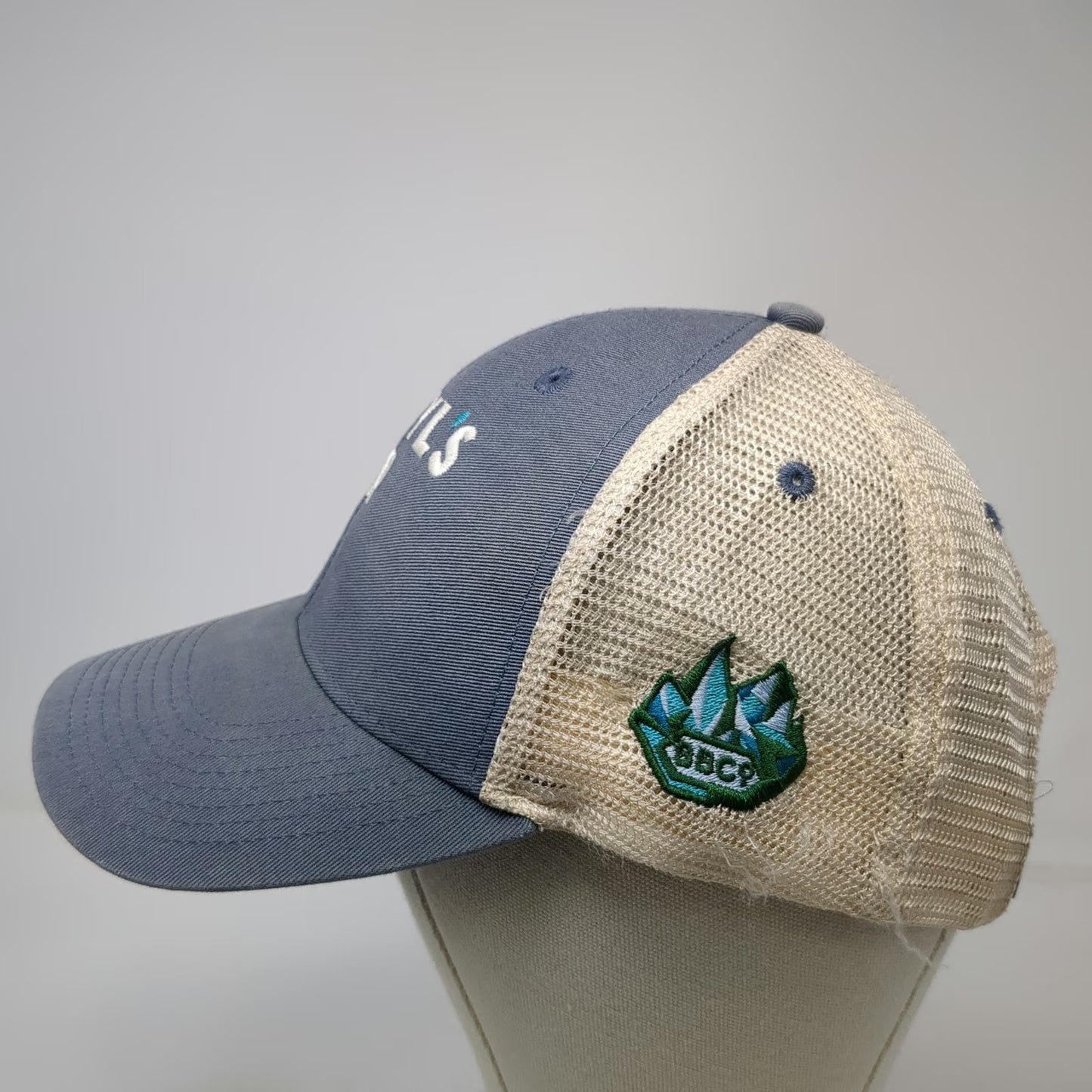 Ouray Baseball Cap Blue One Size Mesh Back Strapback Beryls Beer Co Brewery Hat